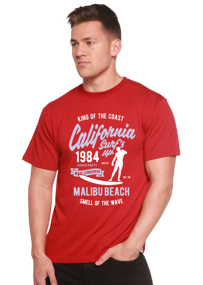 California 1984 Spun Bamboo® Men's Bamboo Viscose/Organic Cotton Short Sleeve Graphic T-Shirt Spun Bamboo