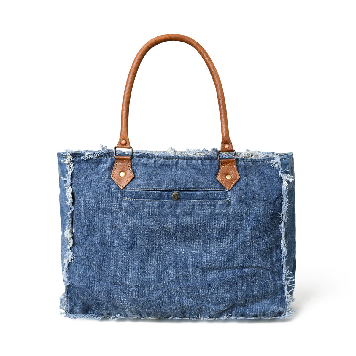 Denim Boho Chic Canvas Shoulder Bag Classy Leather Bags