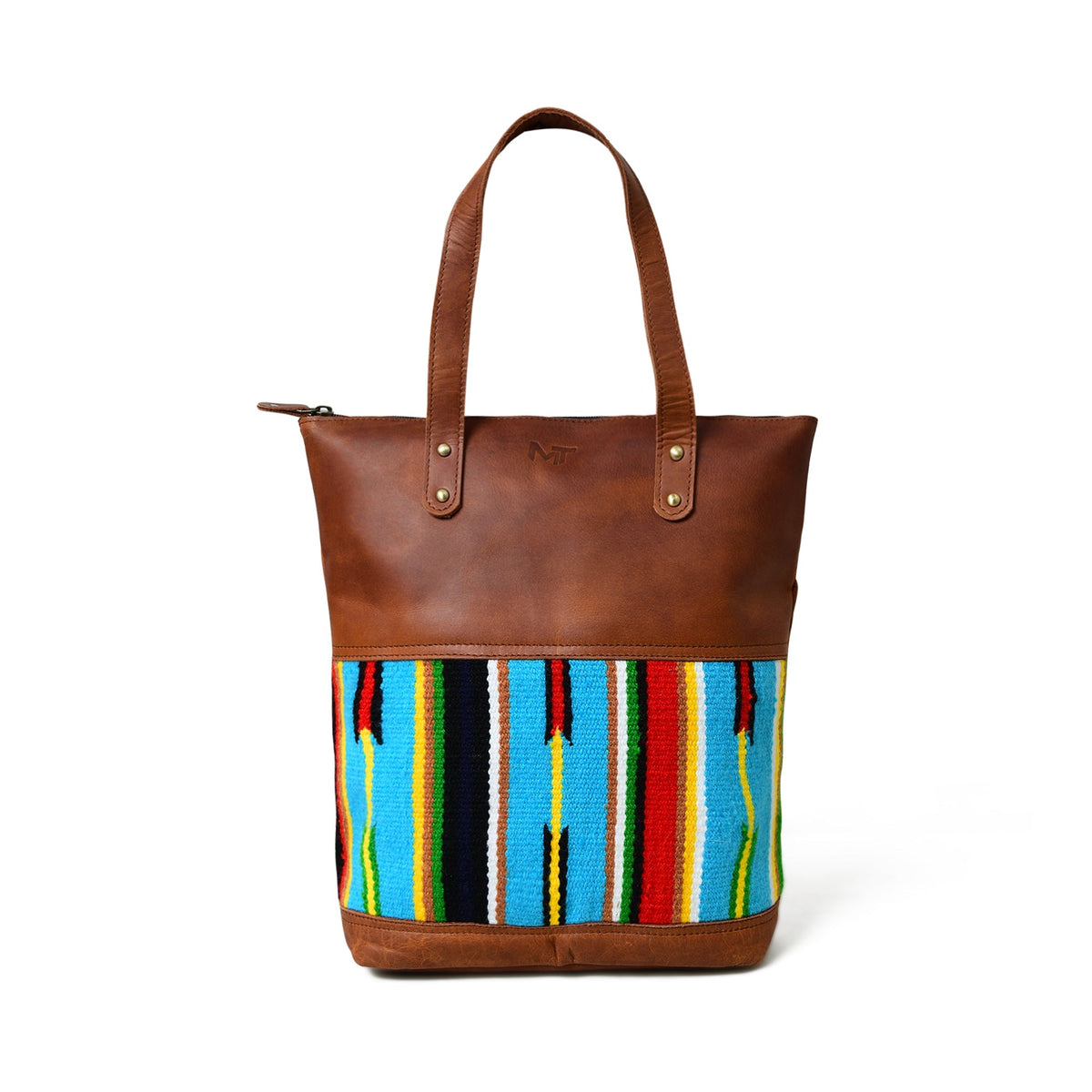 Multicoloured Leather Tote Bag Classy Leather Bags