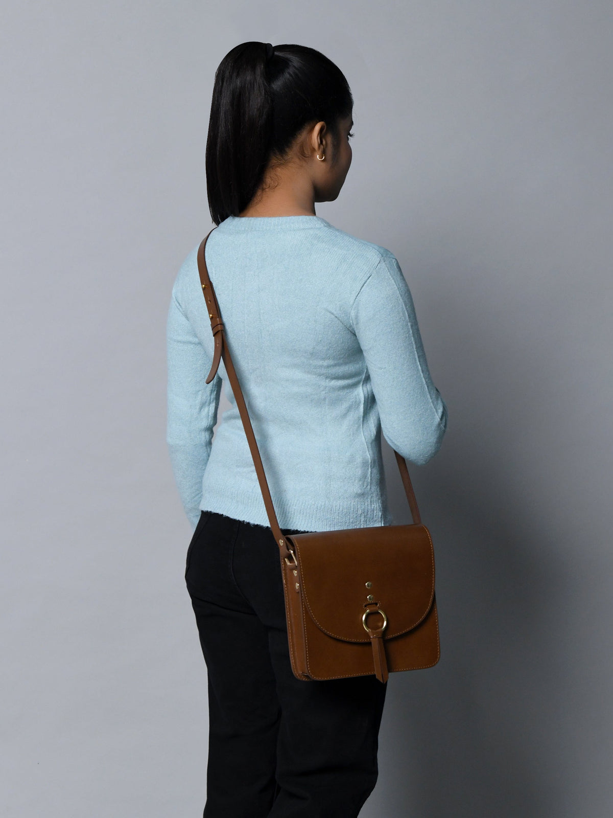 Brown Elegance Crossbody Sling Bag Classy Leather Bags