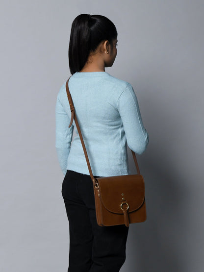 Brown Elegance Crossbody Sling Bag Classy Leather Bags