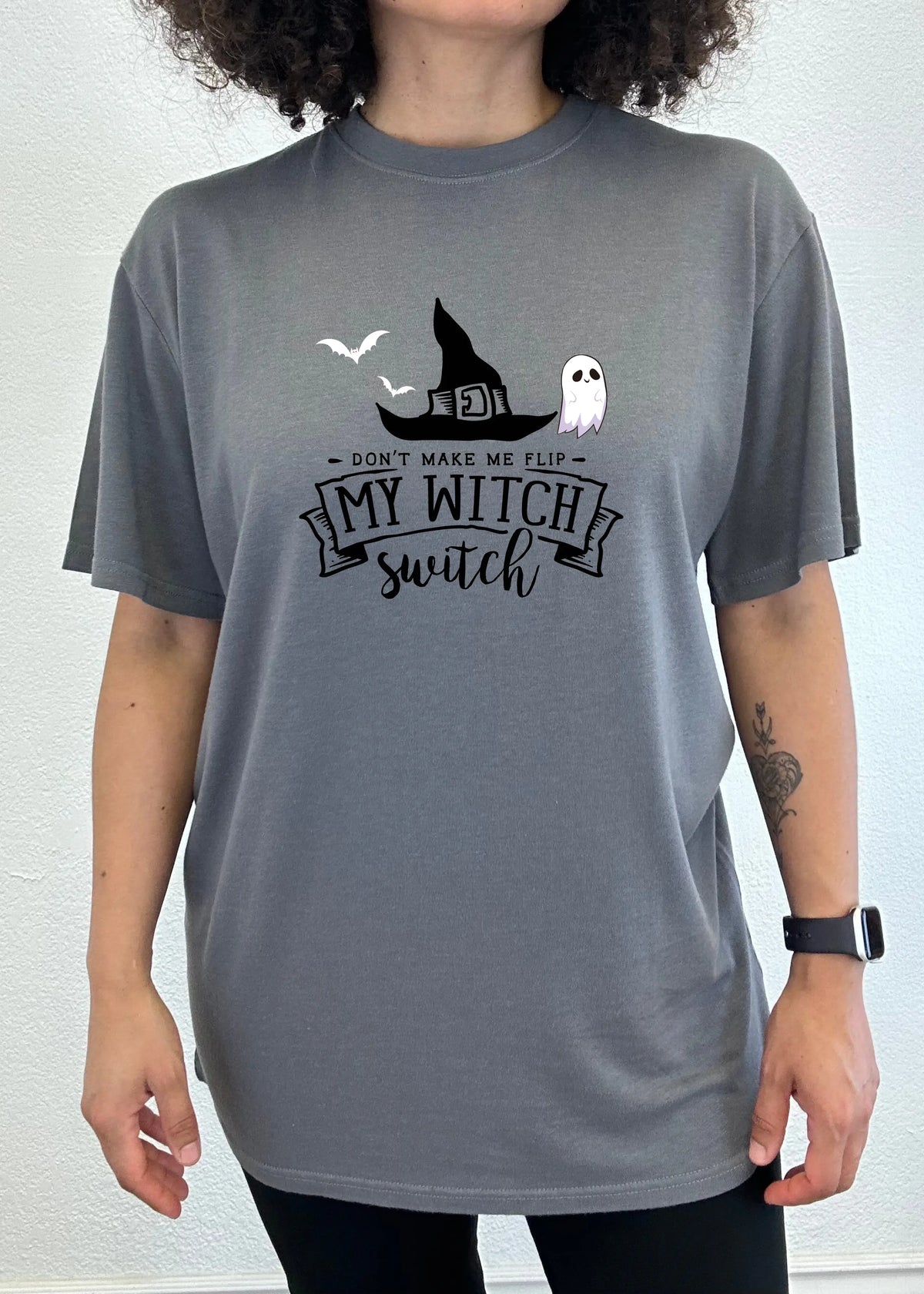 My Witch Unisex Bamboo Viscose/Organic Cotton Short Sleeve Graphic T-Shirt Spun Bamboo