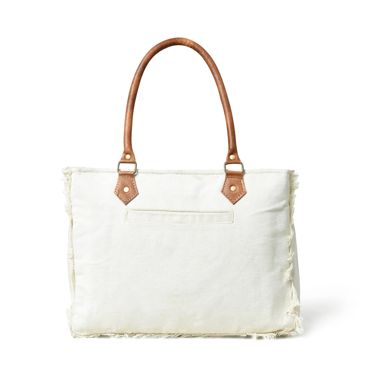 Urban Zigzag Canvas Shopper's Tote Classy Leather Bags