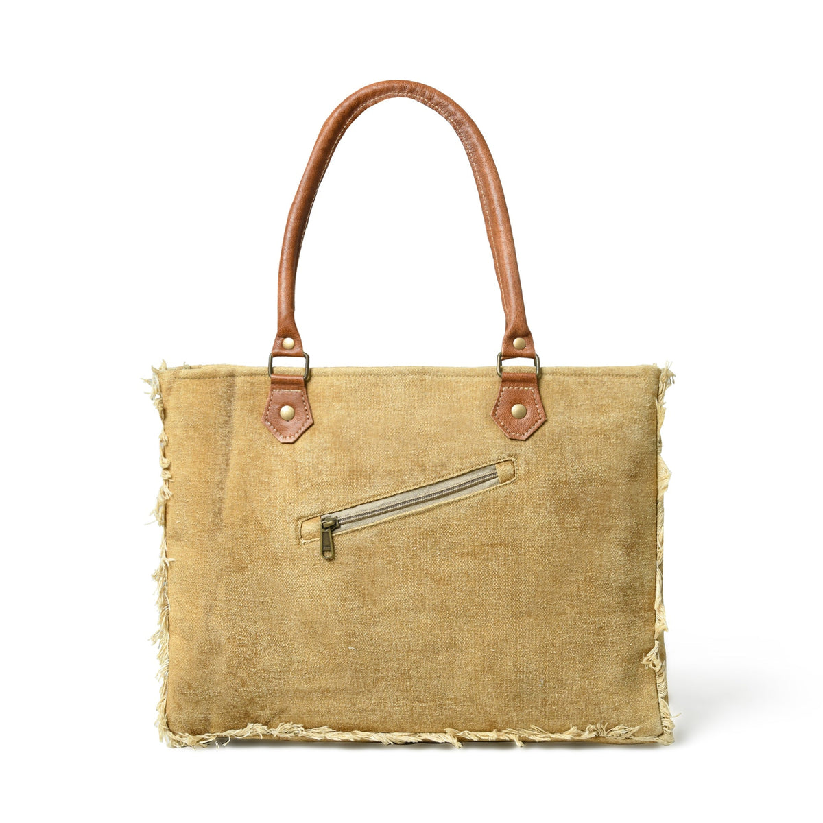 Nordic Charm Canvas Shoulder Tote Bag Classy Leather Bags