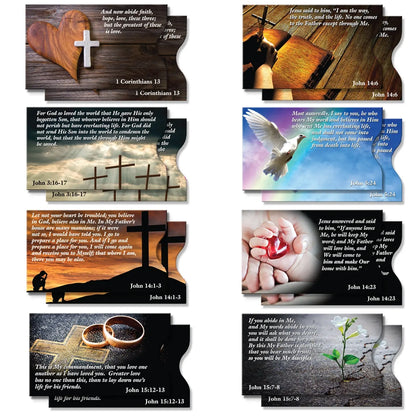 RFID Blocking Credit Card Sleeves - Faith Sleeve 16 Pack ID Stronghold