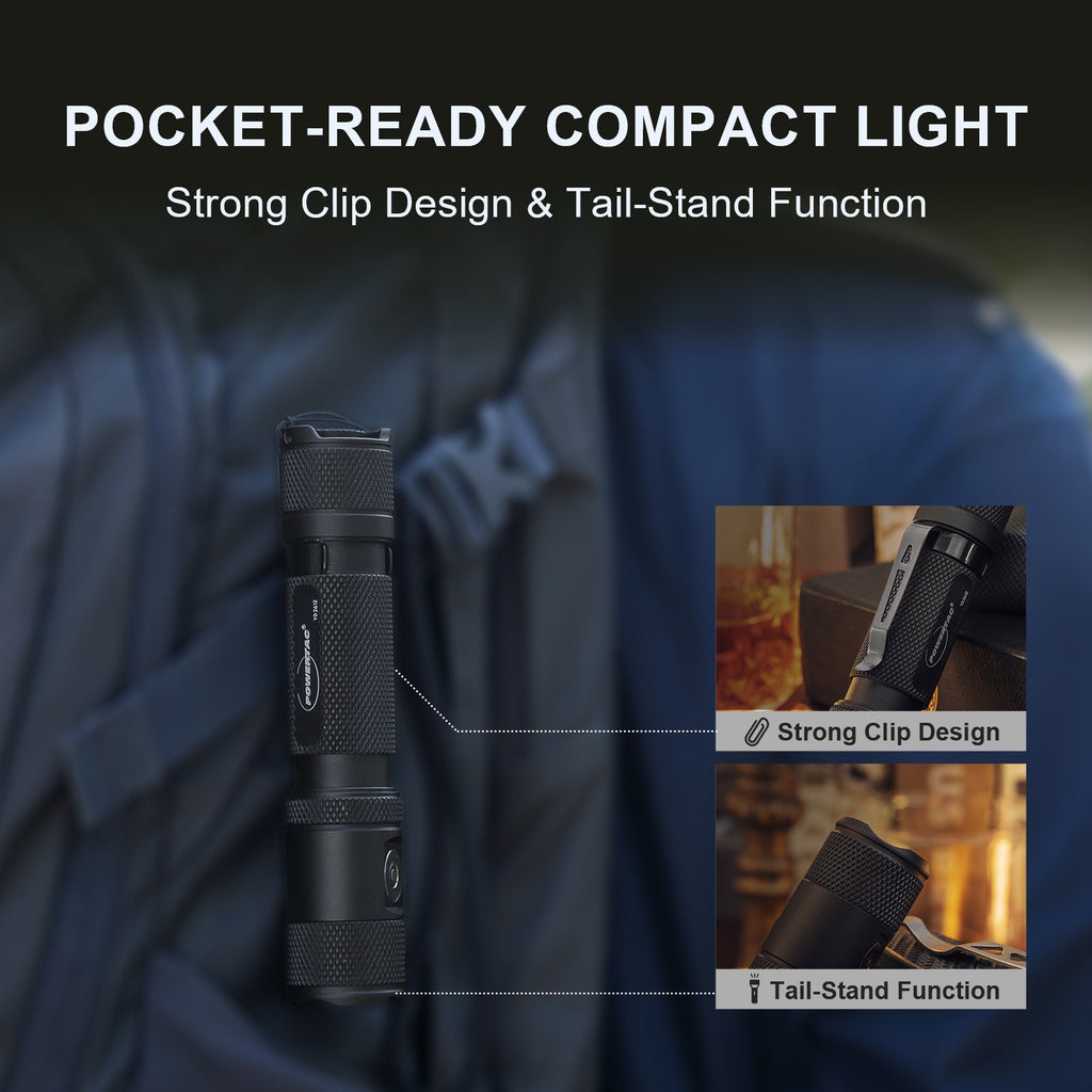 M5 Gen3 - 2,030 Lumen EDC High Power Flashlight Powertac