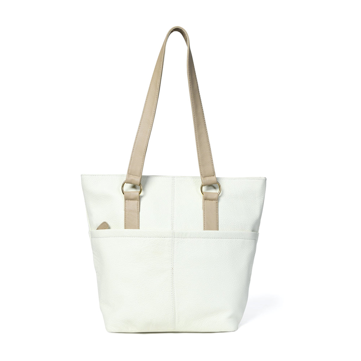 The Ivory Leather Tote Classy Leather Bags