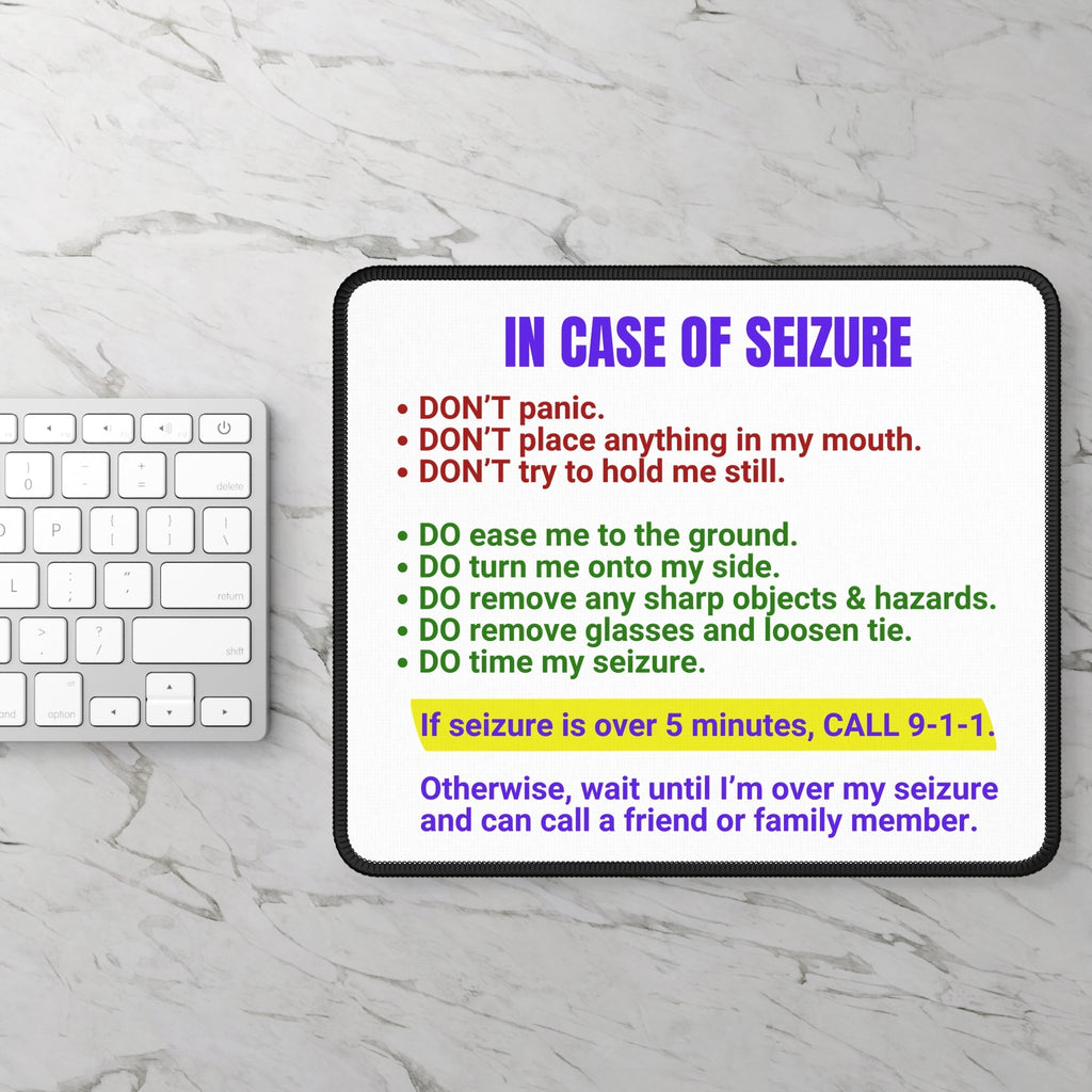 In Case of Seizure Gaming Mouse Pad EpiAl's Shop