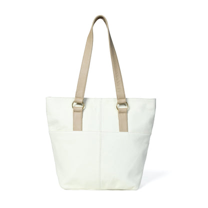 The Ivory Leather Tote Classy Leather Bags