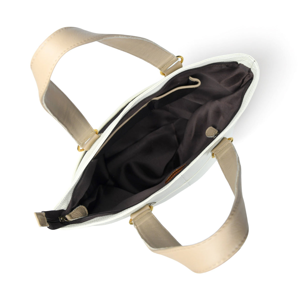 The Ivory Leather Tote Classy Leather Bags
