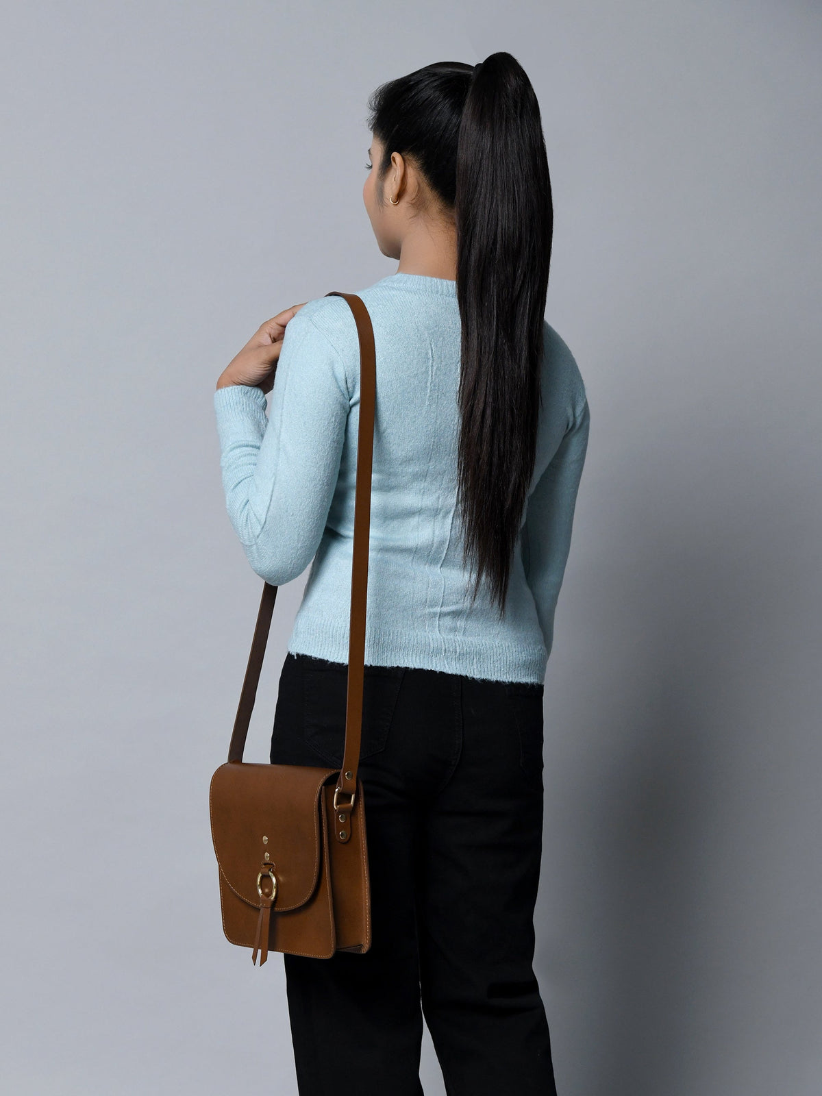 Brown Elegance Crossbody Sling Bag Classy Leather Bags