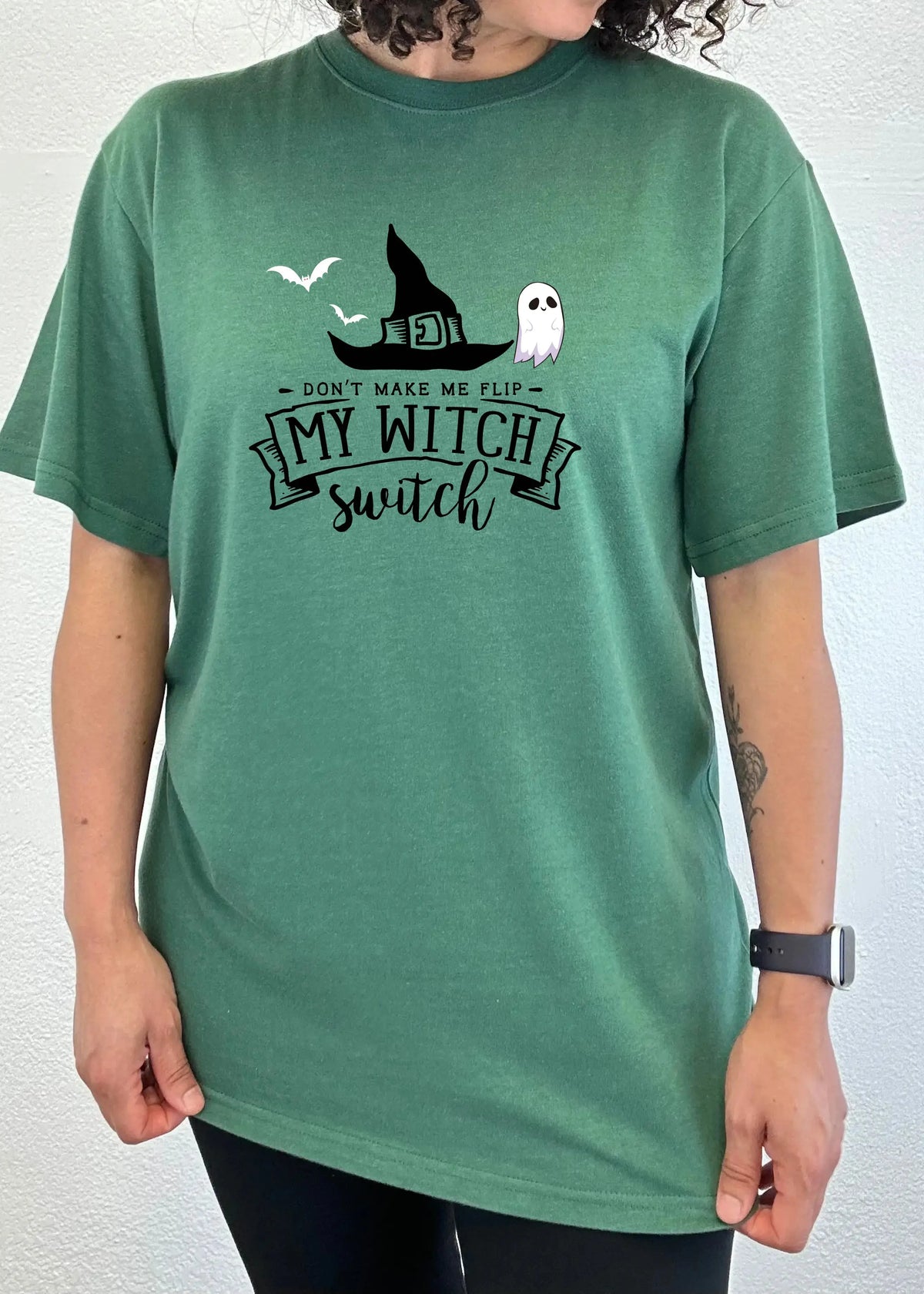 My Witch Unisex Bamboo Viscose/Organic Cotton Short Sleeve Graphic T-Shirt Spun Bamboo