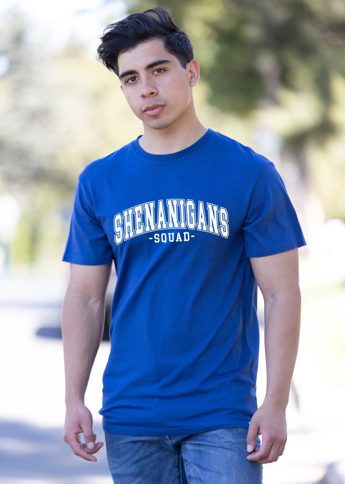 Shenanigans Squad Unisex Bamboo/Cotton Graphic T-Shirt Spun Bamboo