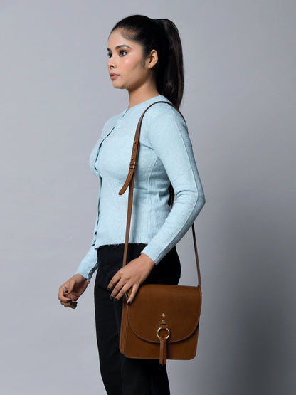 Brown Elegance Crossbody Sling Bag Classy Leather Bags