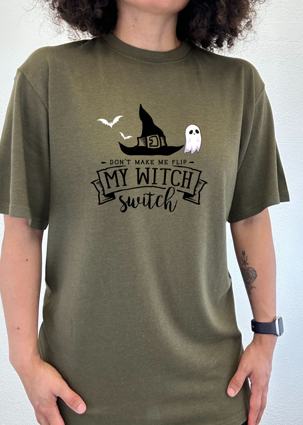 My Witch Unisex Bamboo Viscose/Organic Cotton Short Sleeve Graphic T-Shirt Spun Bamboo