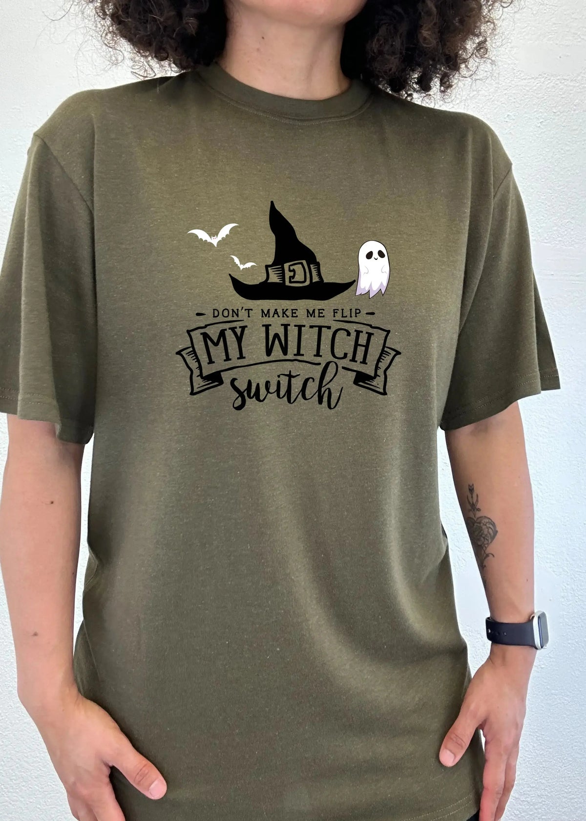 My Witch Unisex Bamboo Viscose/Organic Cotton Short Sleeve Graphic T-Shirt Spun Bamboo