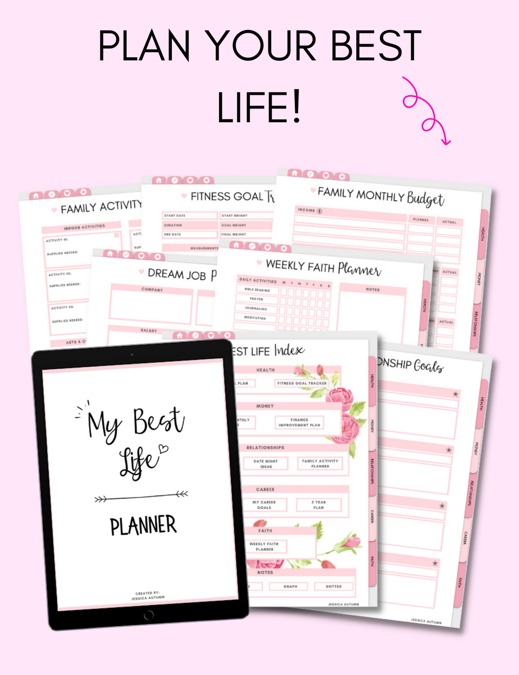 Digital Planning Starter Pack Jessica Autumn