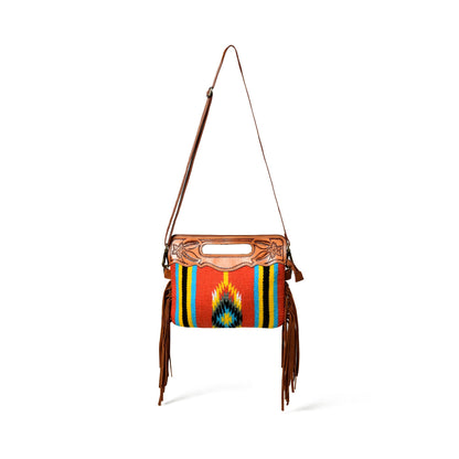 Western Leather Clutch Tooling Purse Classy Leather Bags