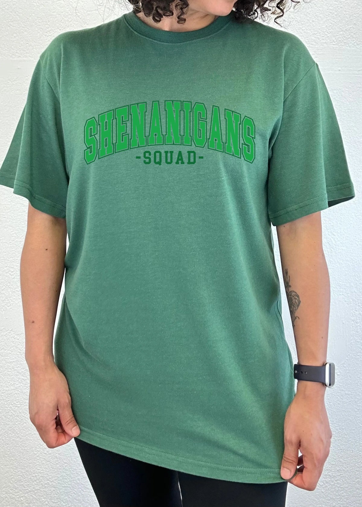 Shenanigans Squad Unisex Bamboo/Cotton Graphic T-Shirt Spun Bamboo