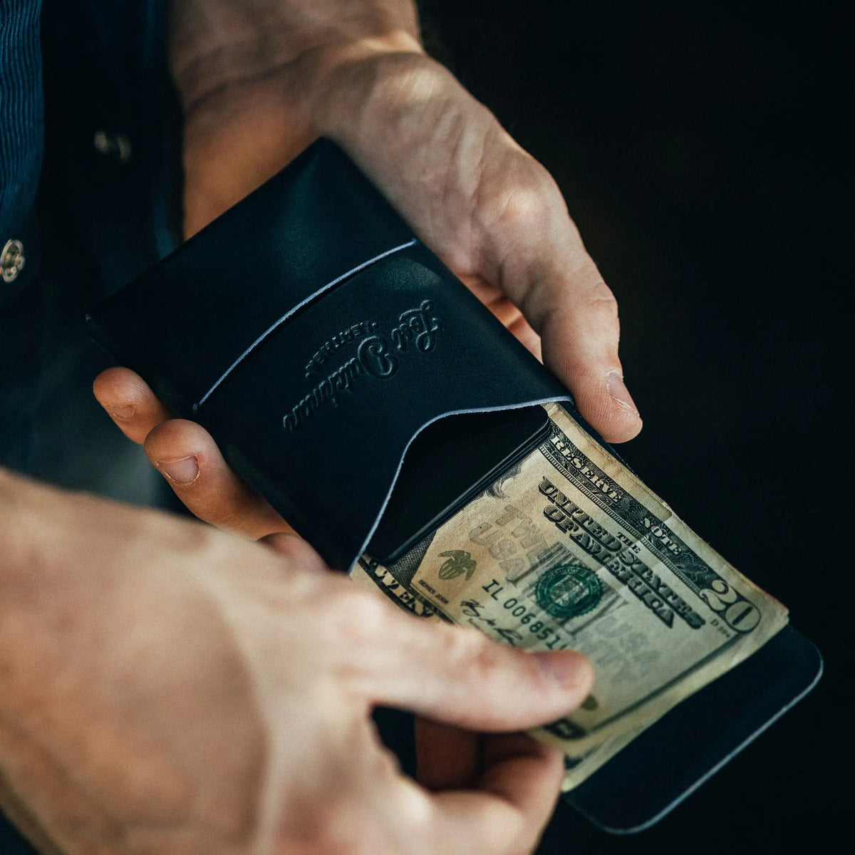 The Franklin – Navy Lost Dutchman Leather