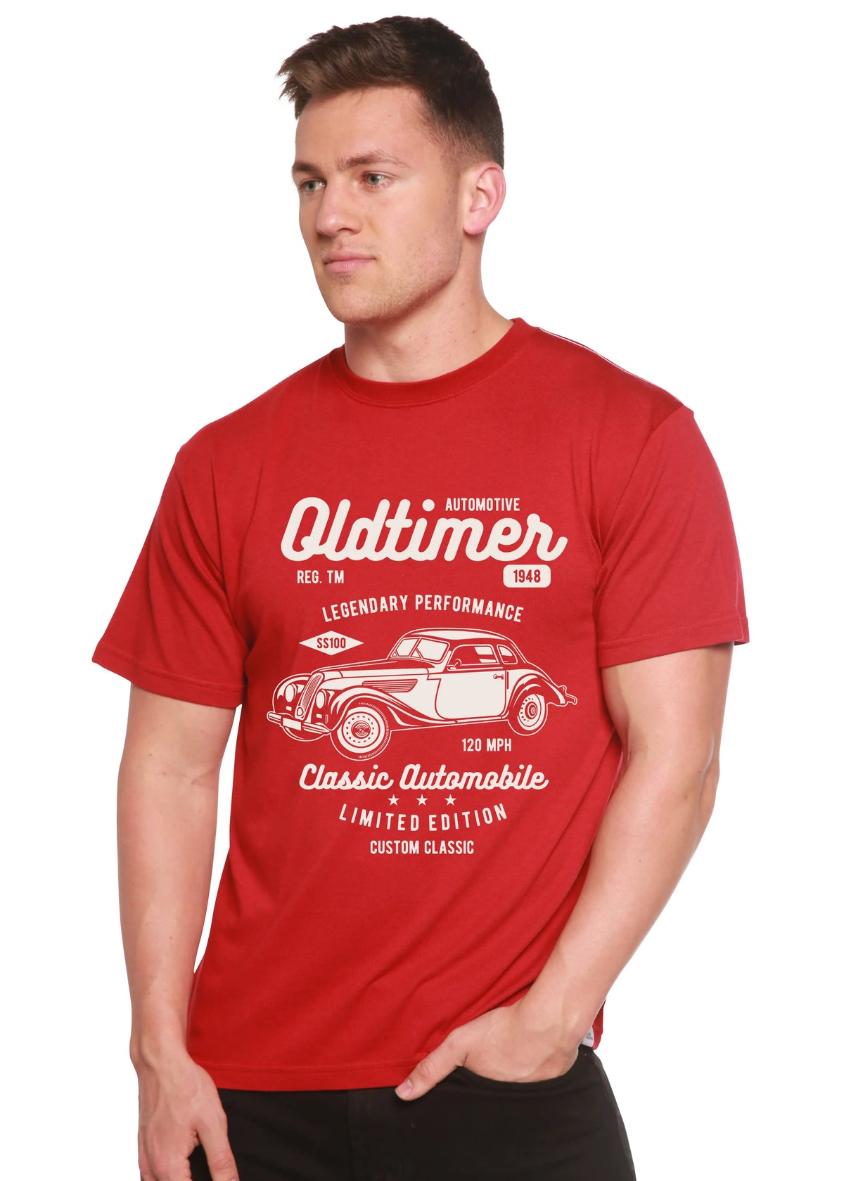 Oldtimer Spun Bamboo® Men's Bamboo Viscose/Organic Cotton Short Sleeve Graphic T-Shirt Spun Bamboo