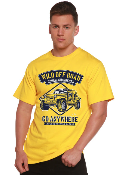 Wild Off Road Spun Bamboo® Men's Bamboo Viscose/Organic Cotton Short Sleeve Graphic T-Shirt Spun Bamboo