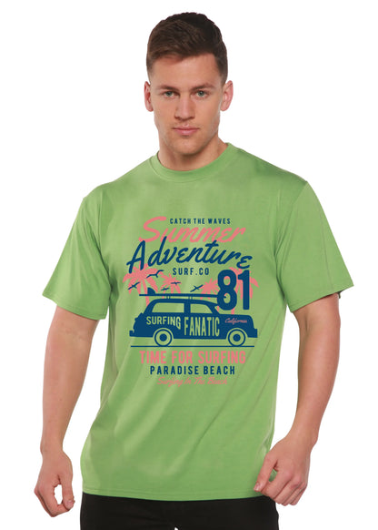 Sammer Adventure Spun Bamboo® Men's Bamboo Viscose/Organic Cotton Short Sleeve Graphic T-Shirt Spun Bamboo