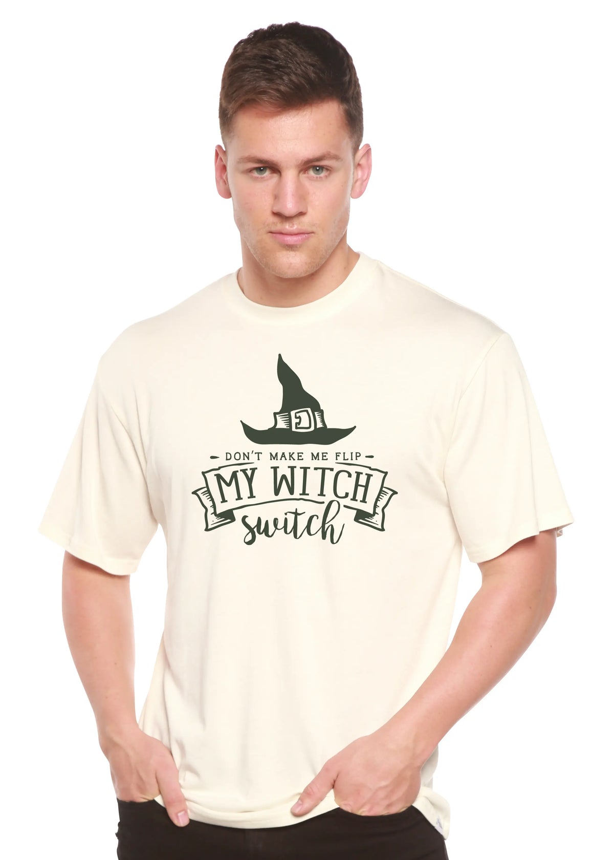 My Witch Unisex Bamboo Viscose/Organic Cotton Short Sleeve Graphic T-Shirt Spun Bamboo
