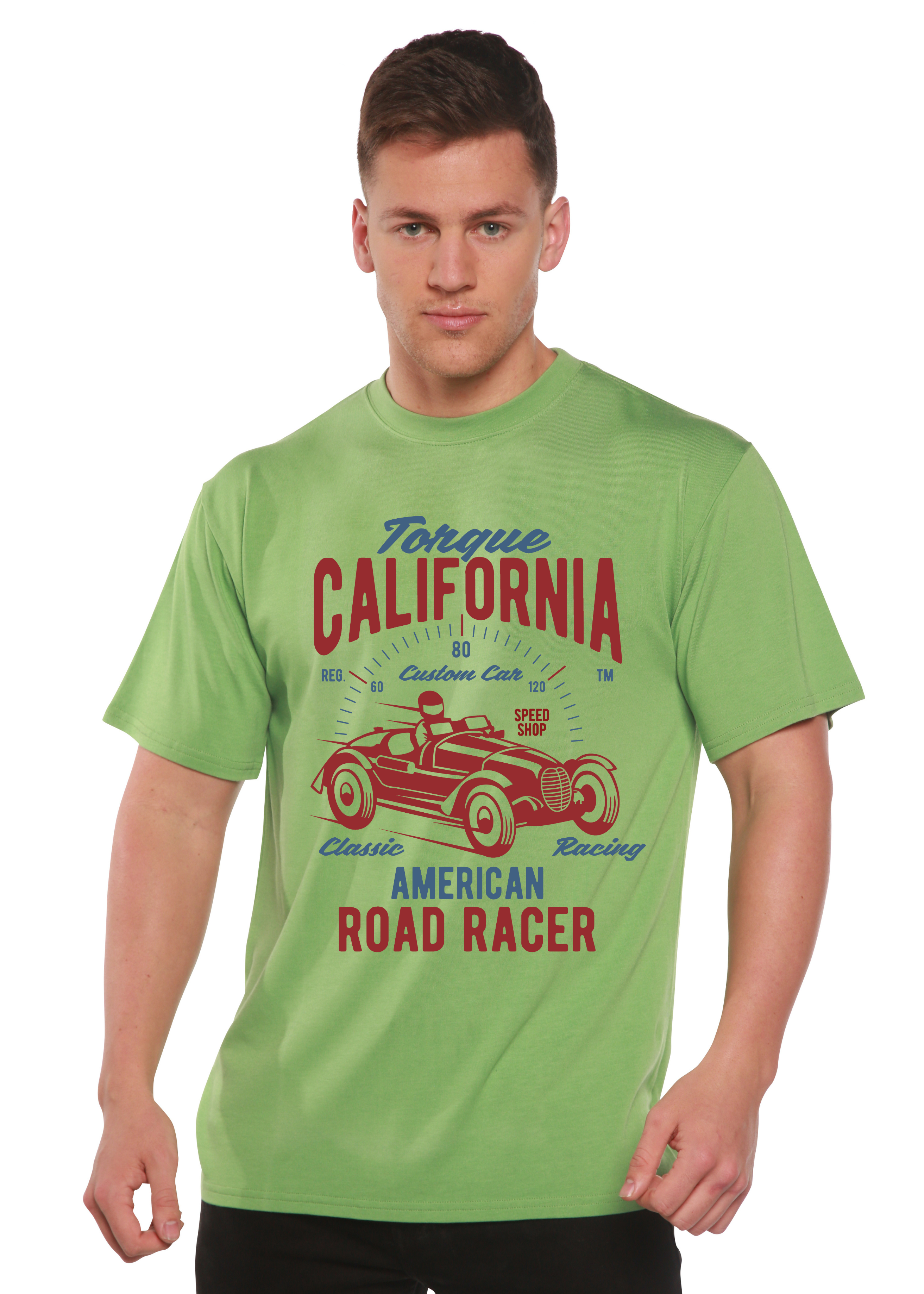 Torque California Spun Bamboo® Men's Bamboo Viscose/Organic Cotton Short Sleeve Graphic T-Shirt Spun Bamboo