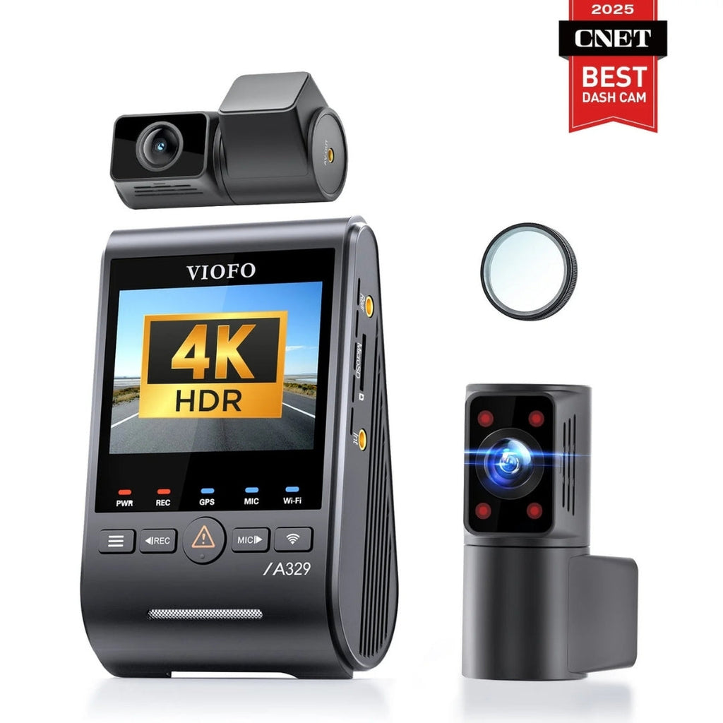 VIOFO A329S 3CH 4K Front + 2K Rear + 2K Interior Sony STARVIS 2 Dash Cam BlackboxMyCar