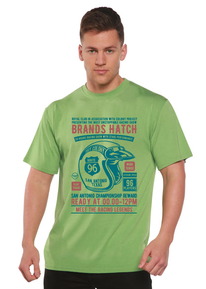 Brands Hatch Men's Bamboo Viscose/Organic Cotton Short Sleeve Graphic T-Shirt Spun Bamboo