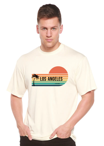 Los Angeles Spun Bamboo Unisex Bamboo Viscose/Organic Cotton Short Sleeve Graphic T-Shirt Spun Bamboo