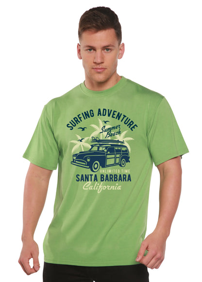 Surfing Adventure Spun Bamboo® Men's Bamboo Viscose/Organic Cotton Short Sleeve Graphic T-Shirt Spun Bamboo