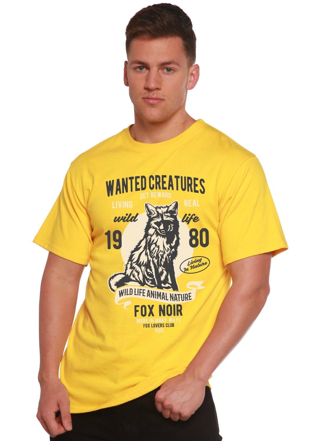 Wanted Creature Spun Bamboo® Men's Bamboo Viscose/Organic Cotton Short Sleeve Graphic T-Shirt Spun Bamboo