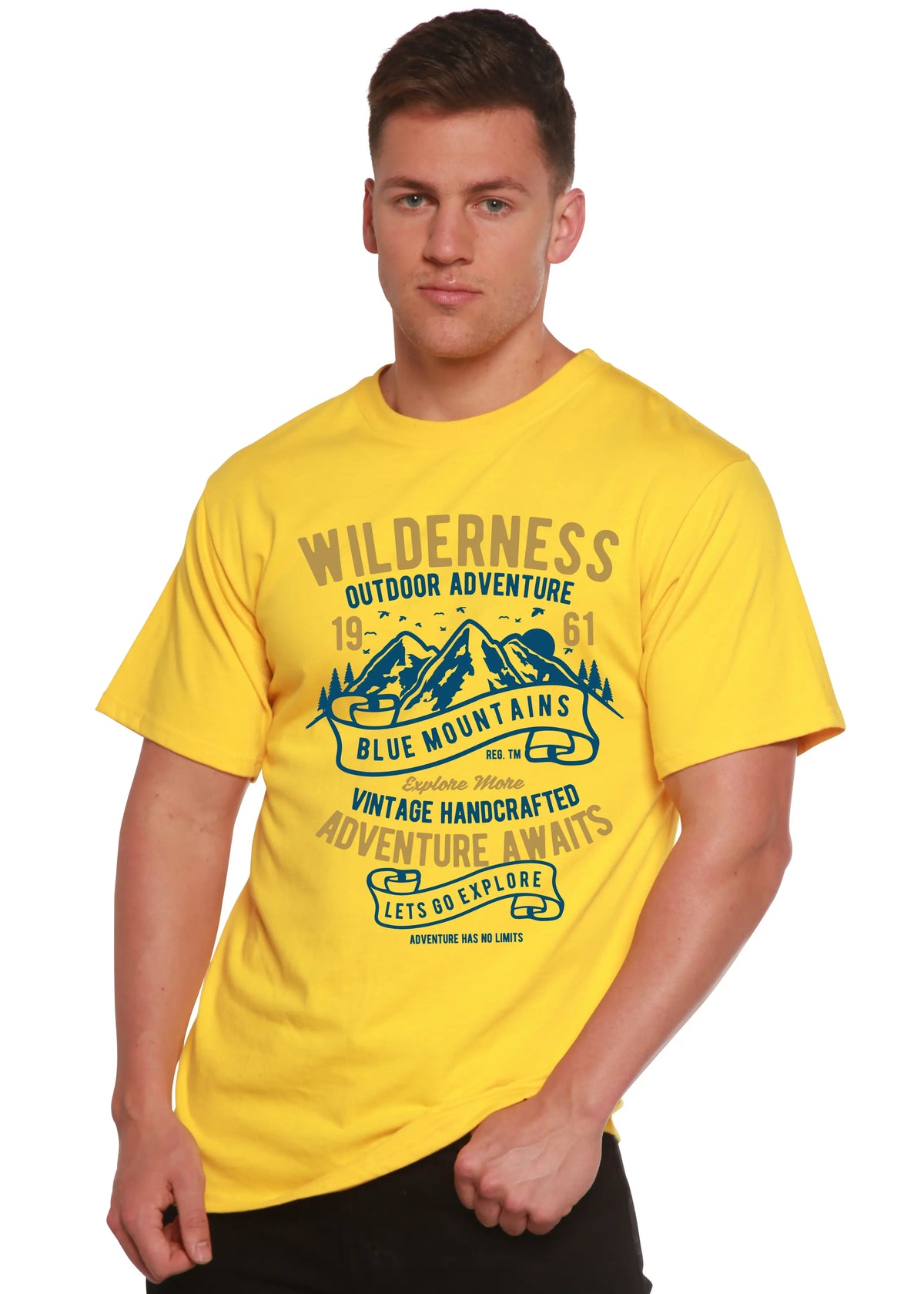 Wilderness Spun Bamboo® Men's Bamboo Viscose/Organic Cotton Short Sleeve Graphic T-Shirt Spun Bamboo