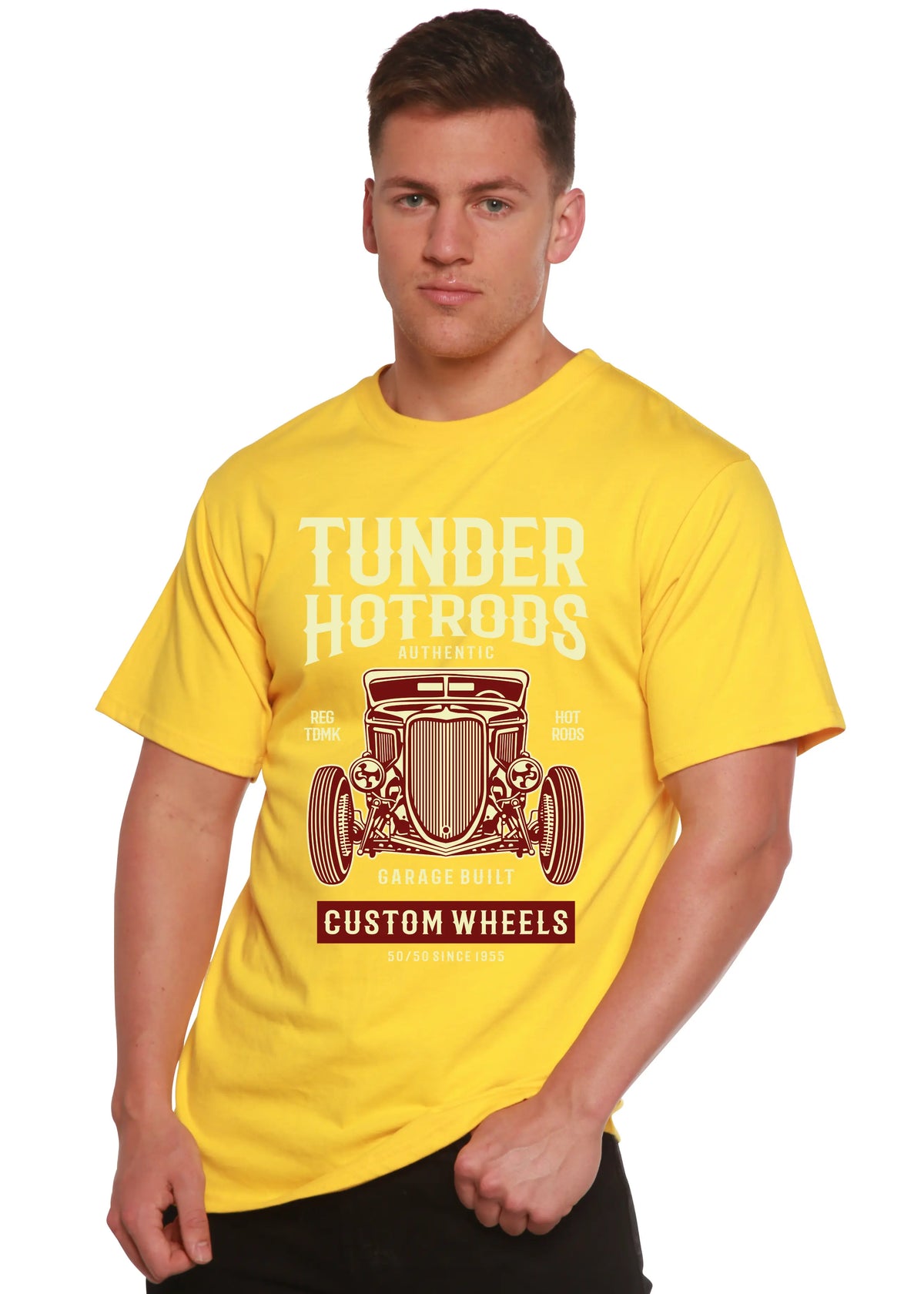 Thunder Hot Spun Bamboo® Men's Bamboo Viscose/Organic Cotton Short Sleeve Graphic T-Shirt Spun Bamboo