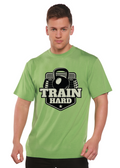 Train Hard Men's Bamboo Viscose/Organic Cotton Short Sleeve Graphic T-Shirt Spun Bamboo