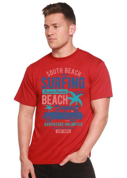 South Beach Spun Bamboo® Men's Bamboo Viscose/Organic Cotton Short Sleeve Graphic T-Shirt Spun Bamboo