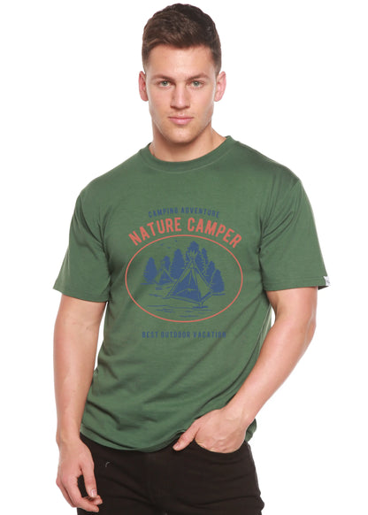 Nature Camper Spun Bamboo® Men's Bamboo Viscose/Organic Cotton Short Sleeve Graphic T-Shirt Spun Bamboo
