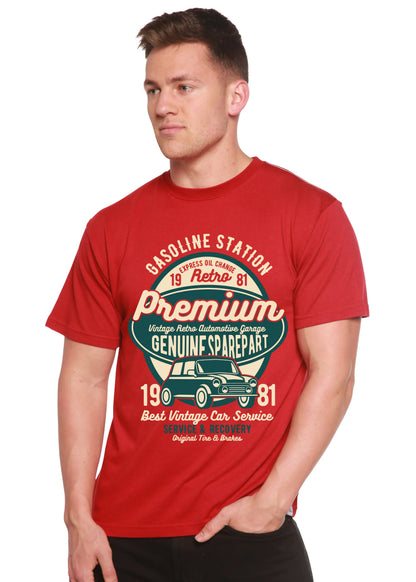 Premium Garage Spun Bamboo® Men's Bamboo Viscose/Organic Cotton Short Sleeve Graphic T-Shirt Spun Bamboo