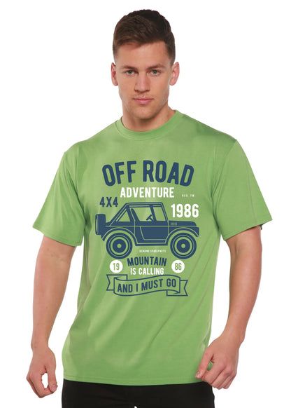 Off Road Adventure Spun Bamboo® Men's Bamboo Viscose/Organic Cotton Short Sleeve Graphic T-Shirt Spun Bamboo