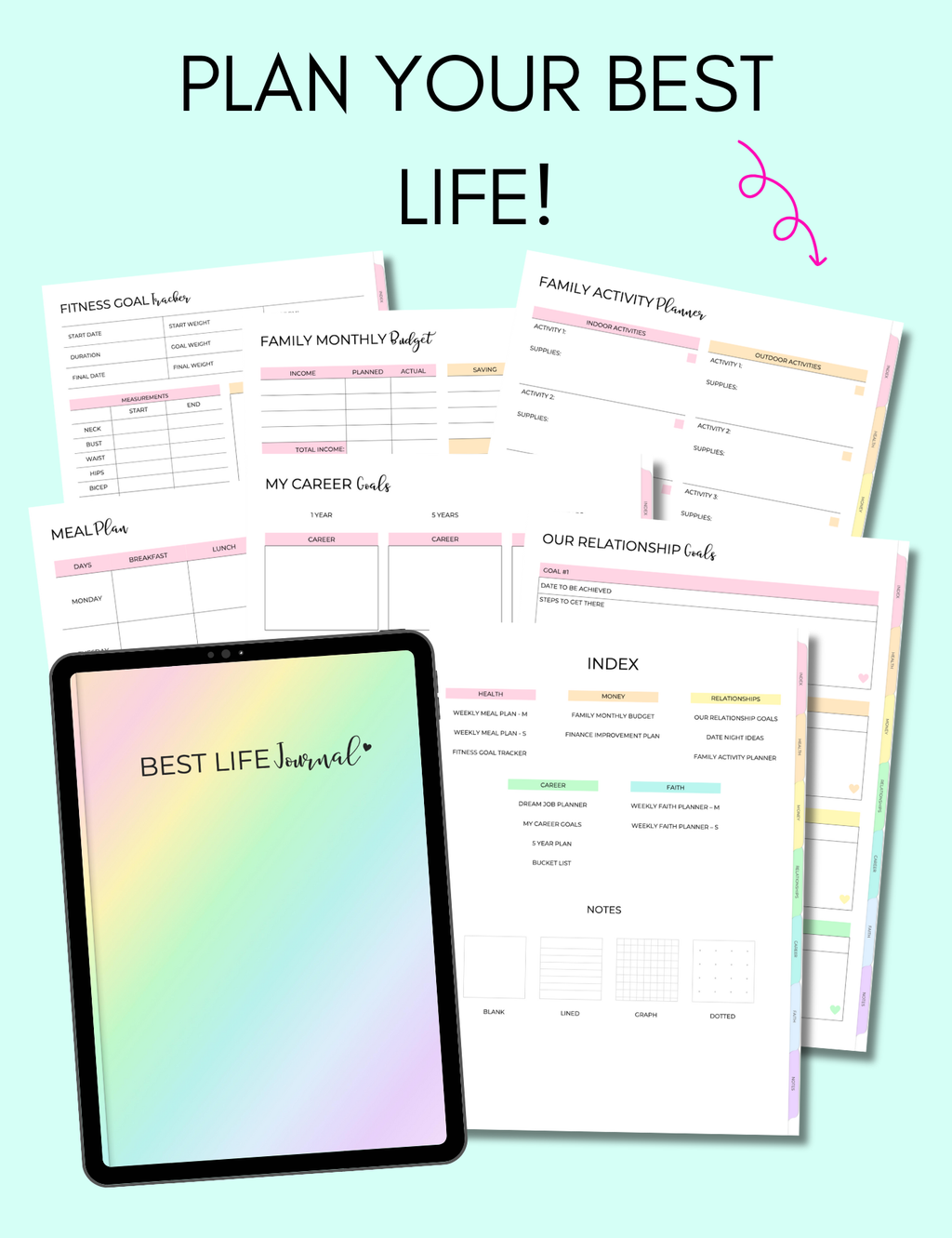 Digital Planning Starter Pack 2.0 Jessica Autumn