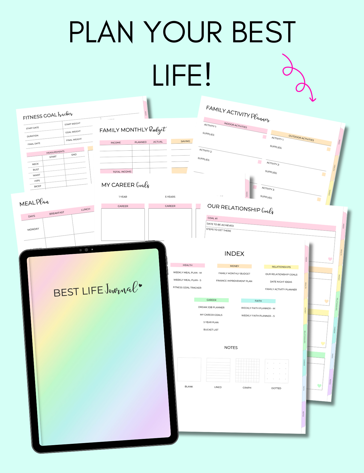 Digital Planning Starter Pack 2.0 Jessica Autumn