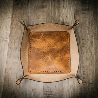Valet Tray Bull Sheath Leather