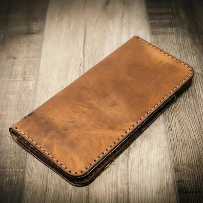 The Houstonian Long Wallet Bull Sheath Leather