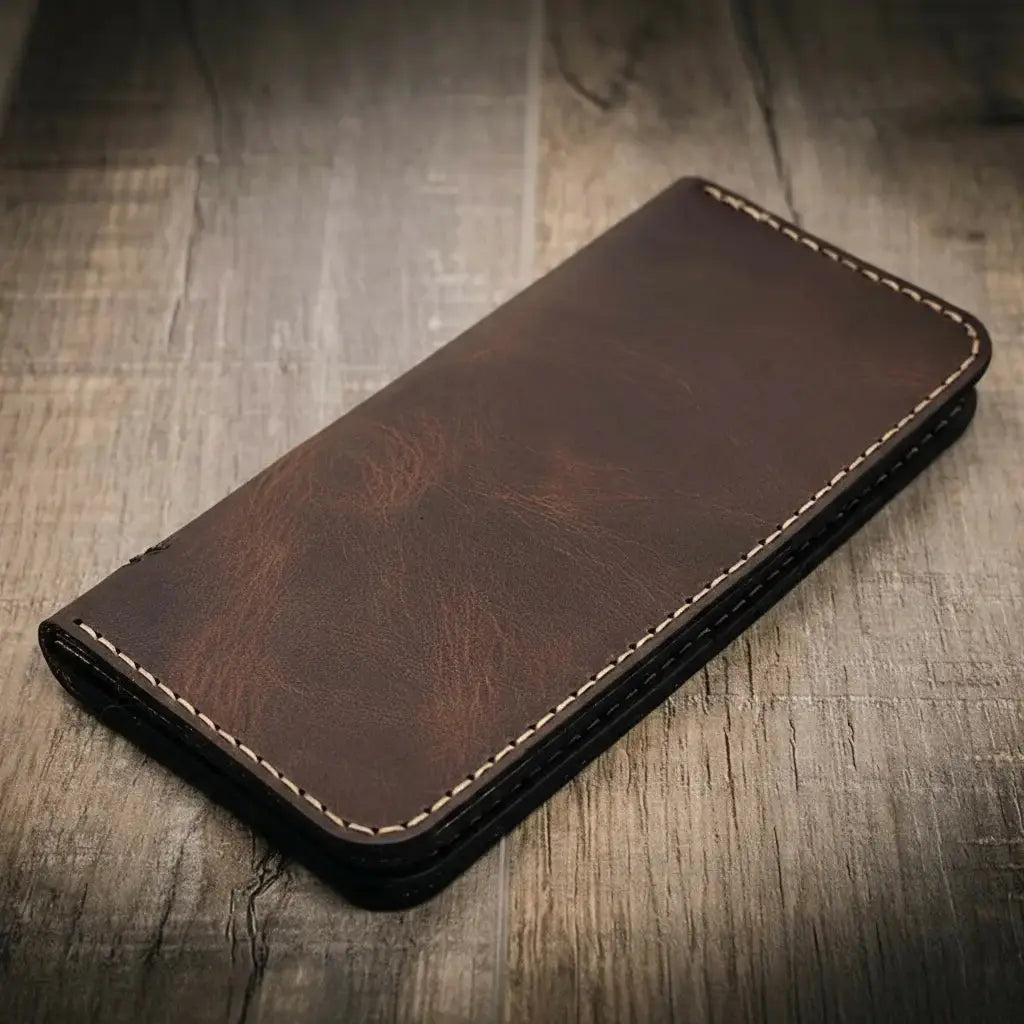 The Houstonian Long Wallet Bull Sheath Leather