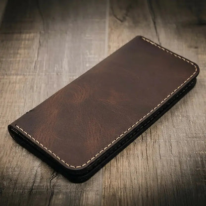 The Houstonian Long Wallet Bull Sheath Leather