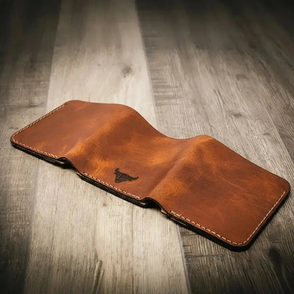 The Trinity Trifold Wallet Bull Sheath Leather