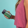 Mag Safe Leather Wallet with RFID - Green CASUPO