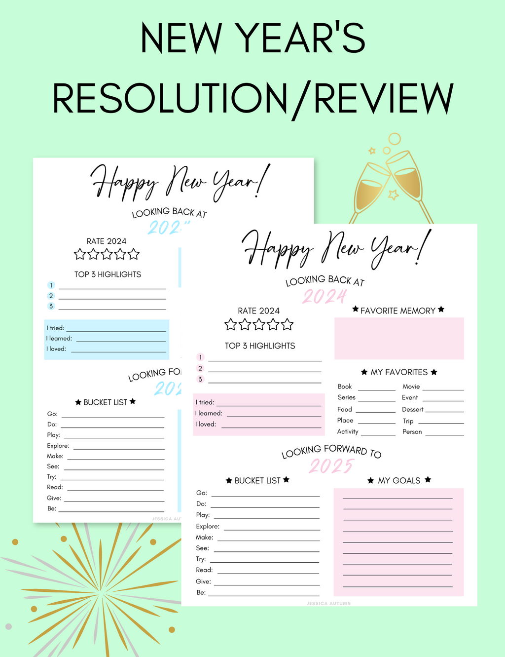 New Year's Resolution and Review Jessica Autumn